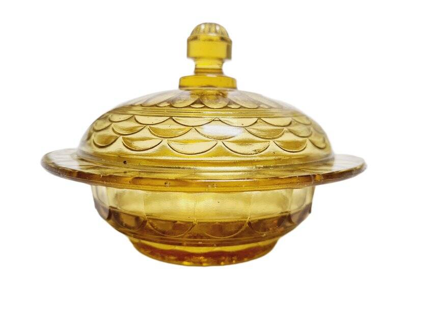 Art Deco style butter bowl, Belgium, 1950s