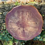 Vintage solid wood side table
