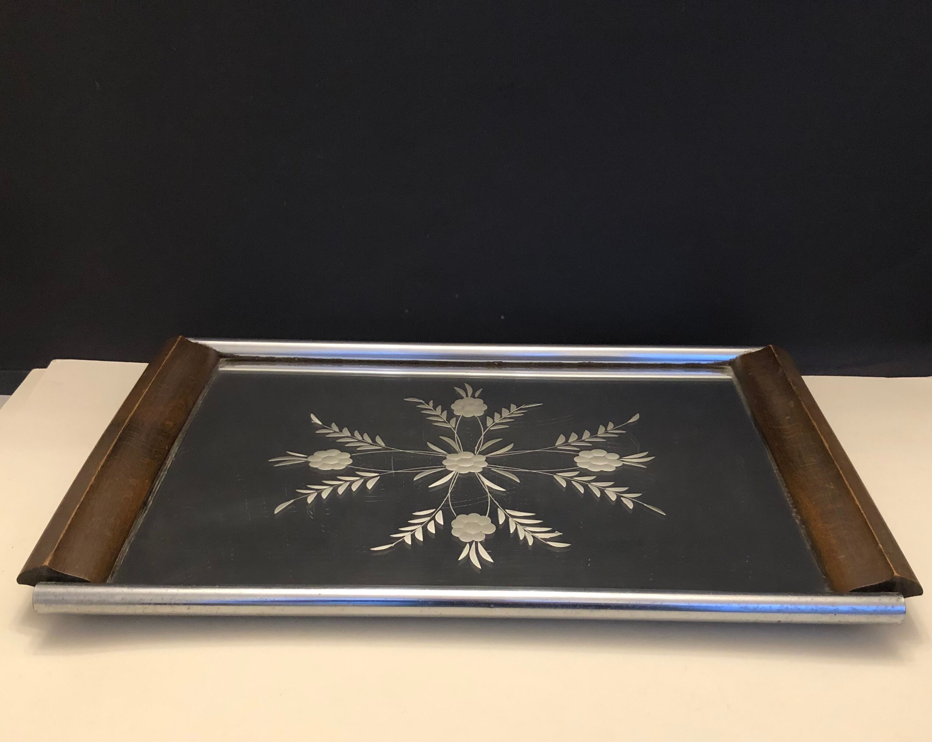 Art Deco mirror tray