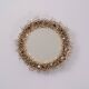 Palwa Crystal Back lid mirror, Hollywood Regency 1970s