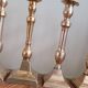 Set of 10 bronze-tinted brass candle holders 01 Pro