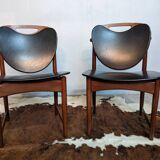 2 chaises danoises Arne Hovmand en teck