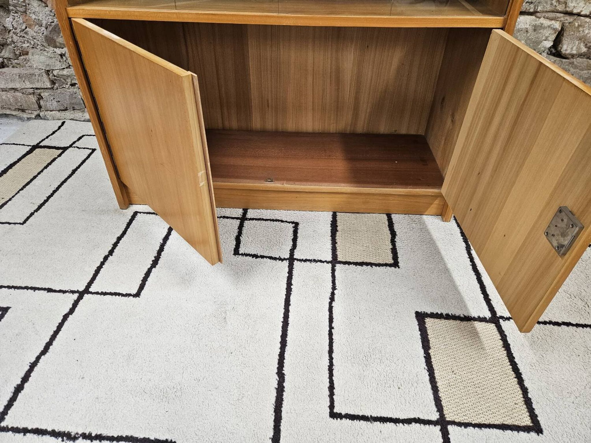 Small vintage display cabinet from the 1970s