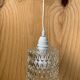 Vintage glass pendant lamp