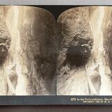 Old photography stereo, stereograph, luxury, albumine 1903 Bavarian Alps