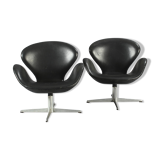 Pair of "Swan Chairs" by Arne Jacobsen