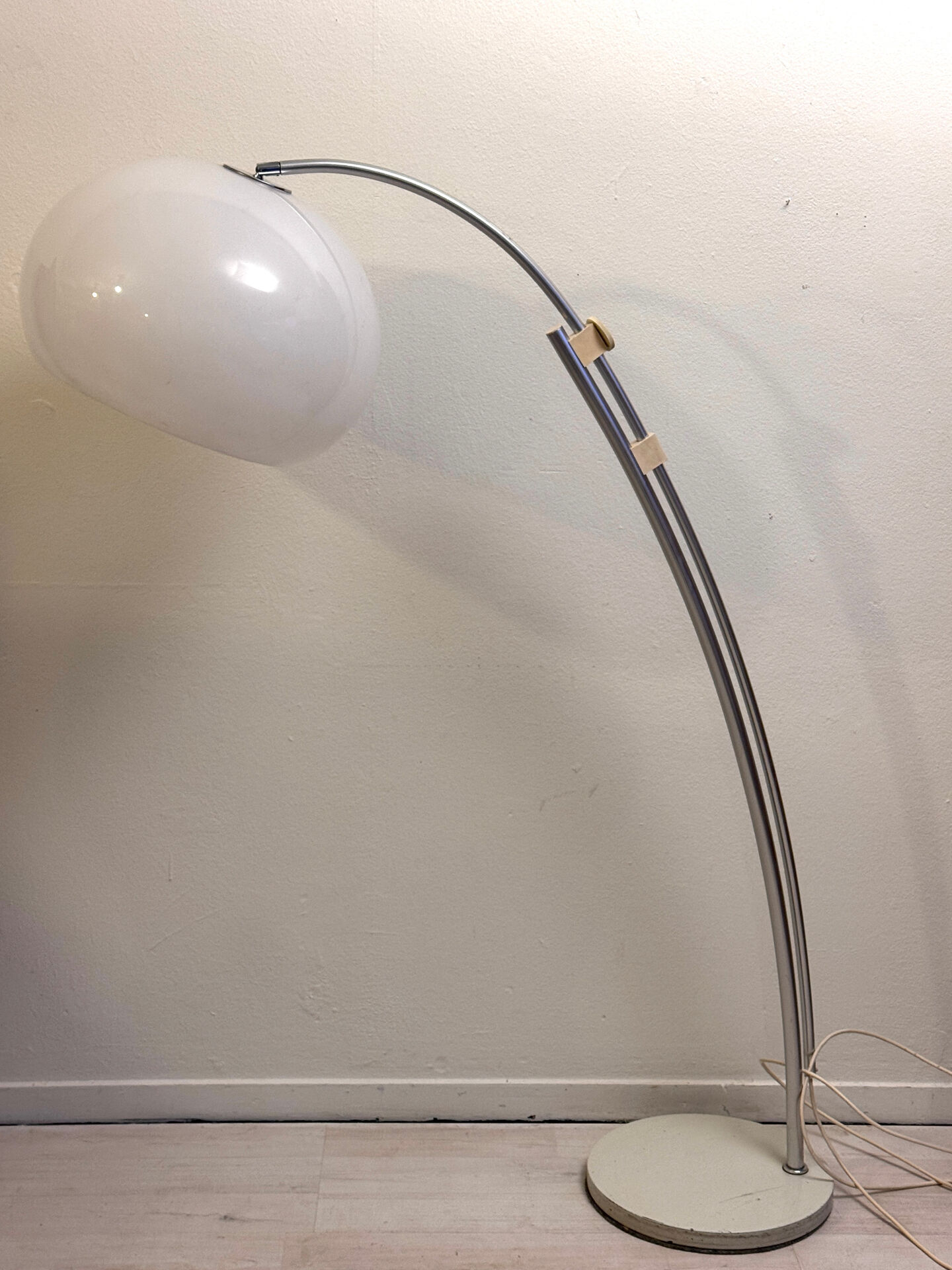 Vintage booglamp jaren 70 Hustadt Leuchten