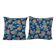 Set of 2 vintage Turkish cushion covers 61x61 cm