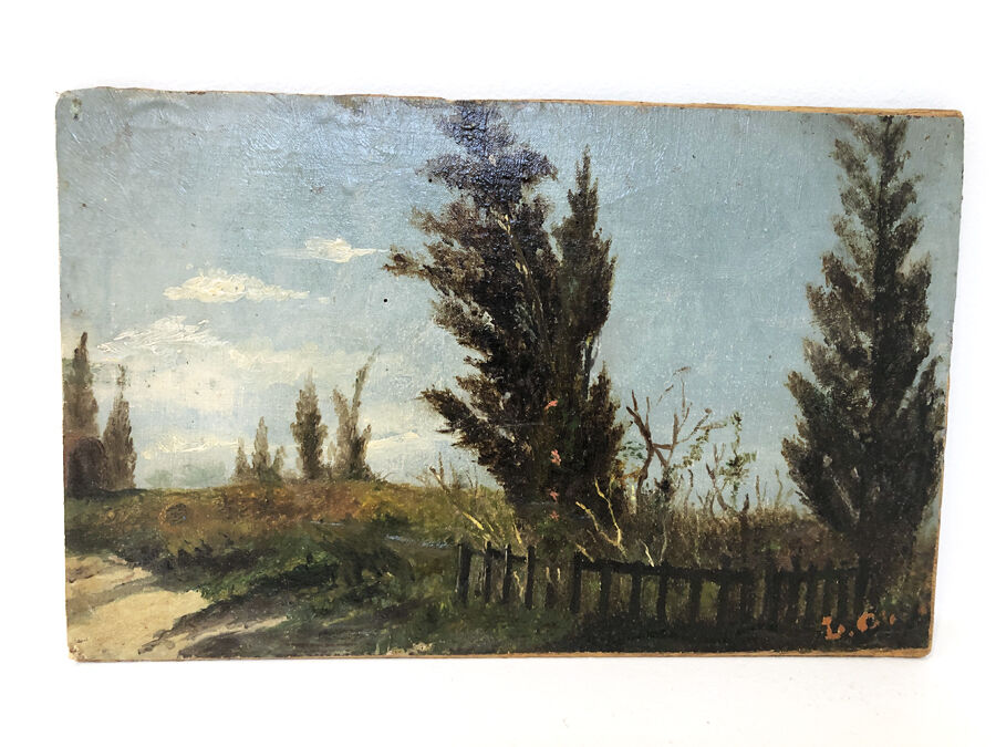 Oil on panel Impresionism, LATE NINETEENTH