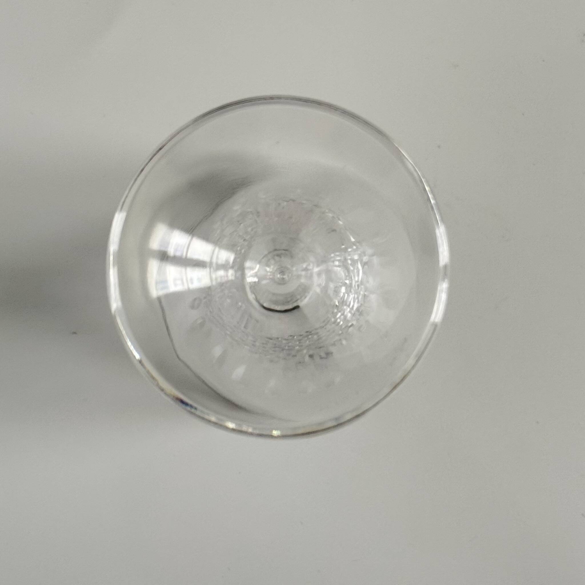 6 Crystal Water Glasses by Lalique | "Chinon" Model from the 1960s