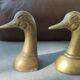 Paire de canards en laiton serre-livres