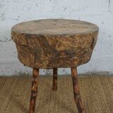 Brutalist tripod coffee table