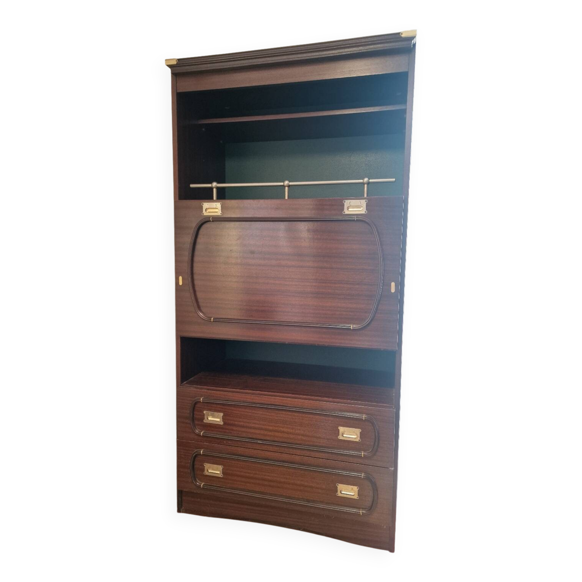 Vintage navy style secretary