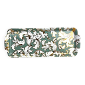 Plat rectangulaire en porcelaine de Limoges – Geneviève Lethu – Décor “Cipango”, 1991