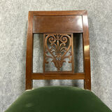series of 4 Empire era chairs circa 1810 mahogany
