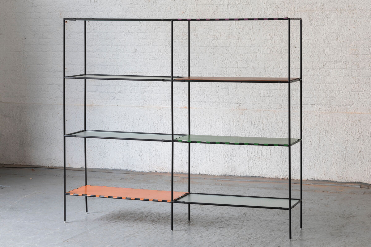2-piece abstracta shelving unit by Poul Cadovius, Danish design, 1960’s