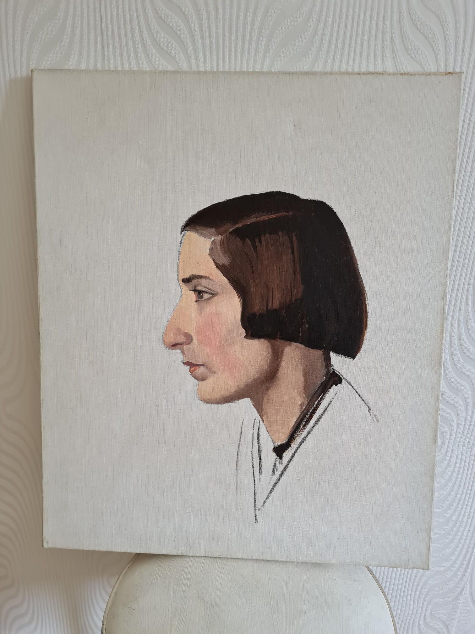 White portrait board