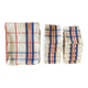 Antique Scottish tablecloth + 12 napkins - 210x115 - cotton