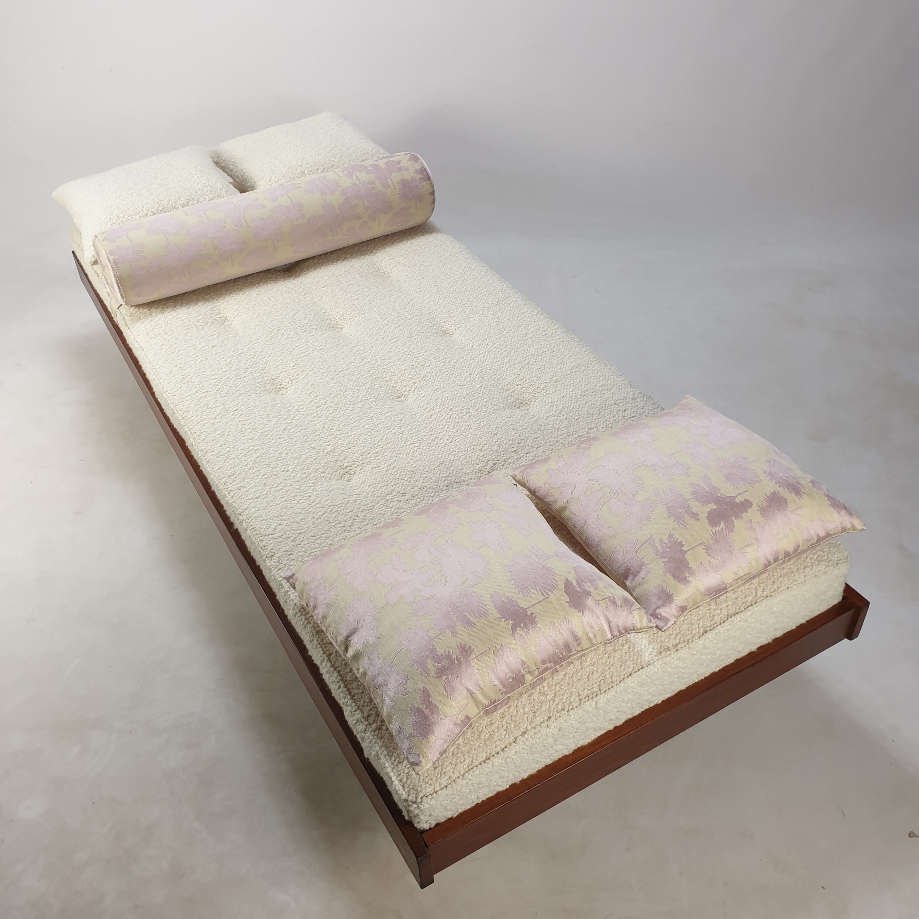 Teak Daybed with Dedar Cushions, 1960s