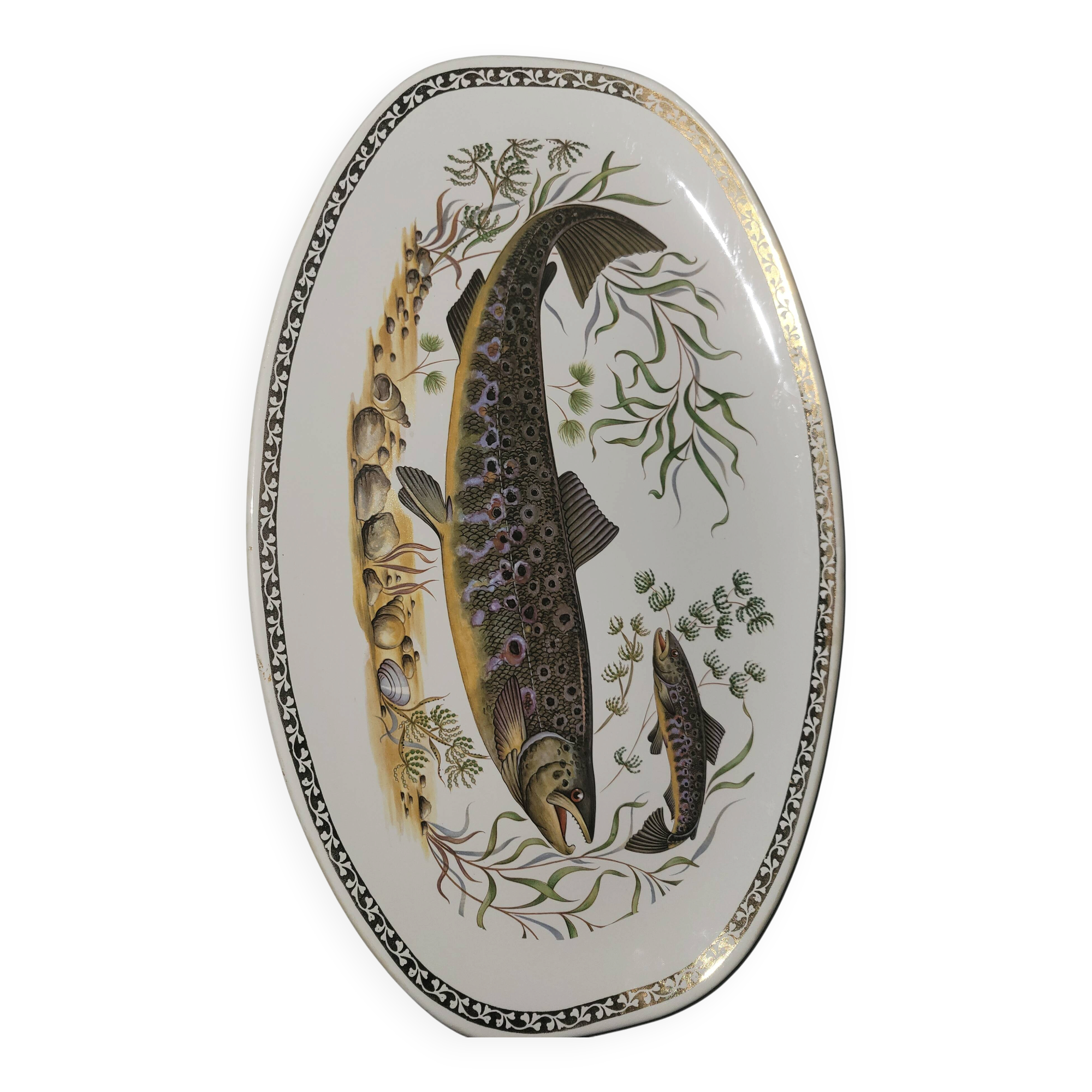 Longchamp oval plate