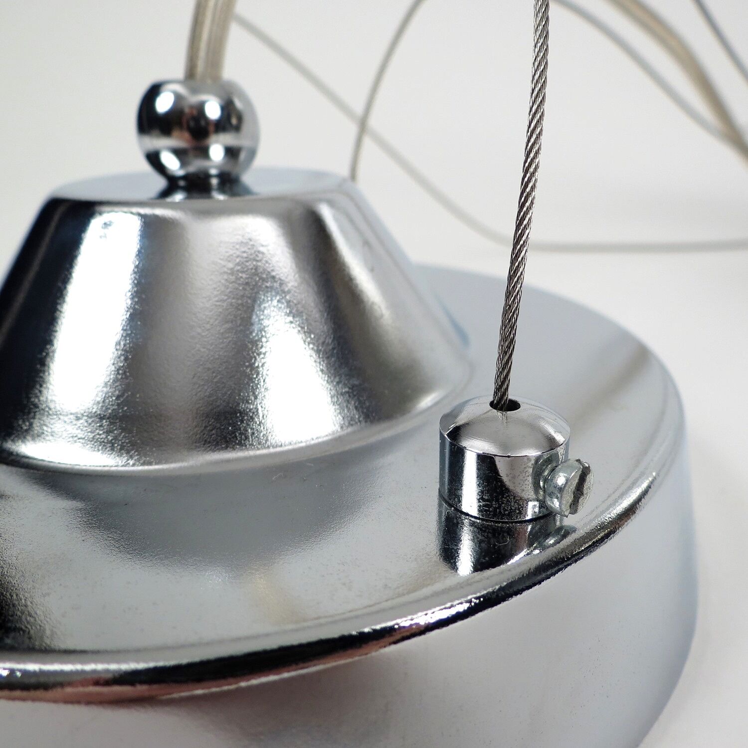 Italian glass lamp , 1980s