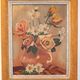 Oil painting on canvas signed H.Simon Bouquet of flowers 1930
