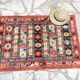 Vintage silk and cotton rug - 142 x 84cm