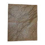 Old map of the Jura region, Lake Neuchatel