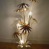 Vintage floral floor lamp Hans Kogl