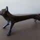 8 antique tin animal knife holders