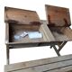 School desk for 2 with bench