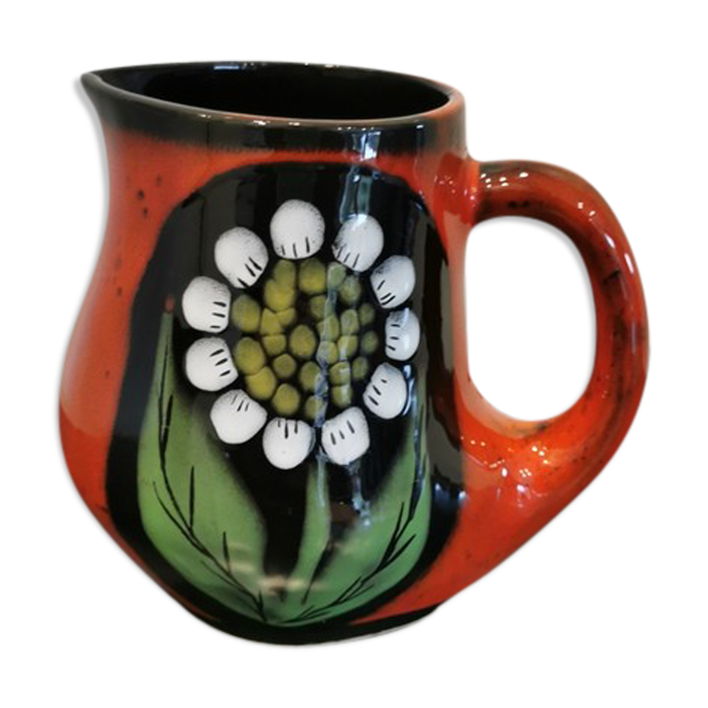 Vase/pitcher signed Bresse LP France