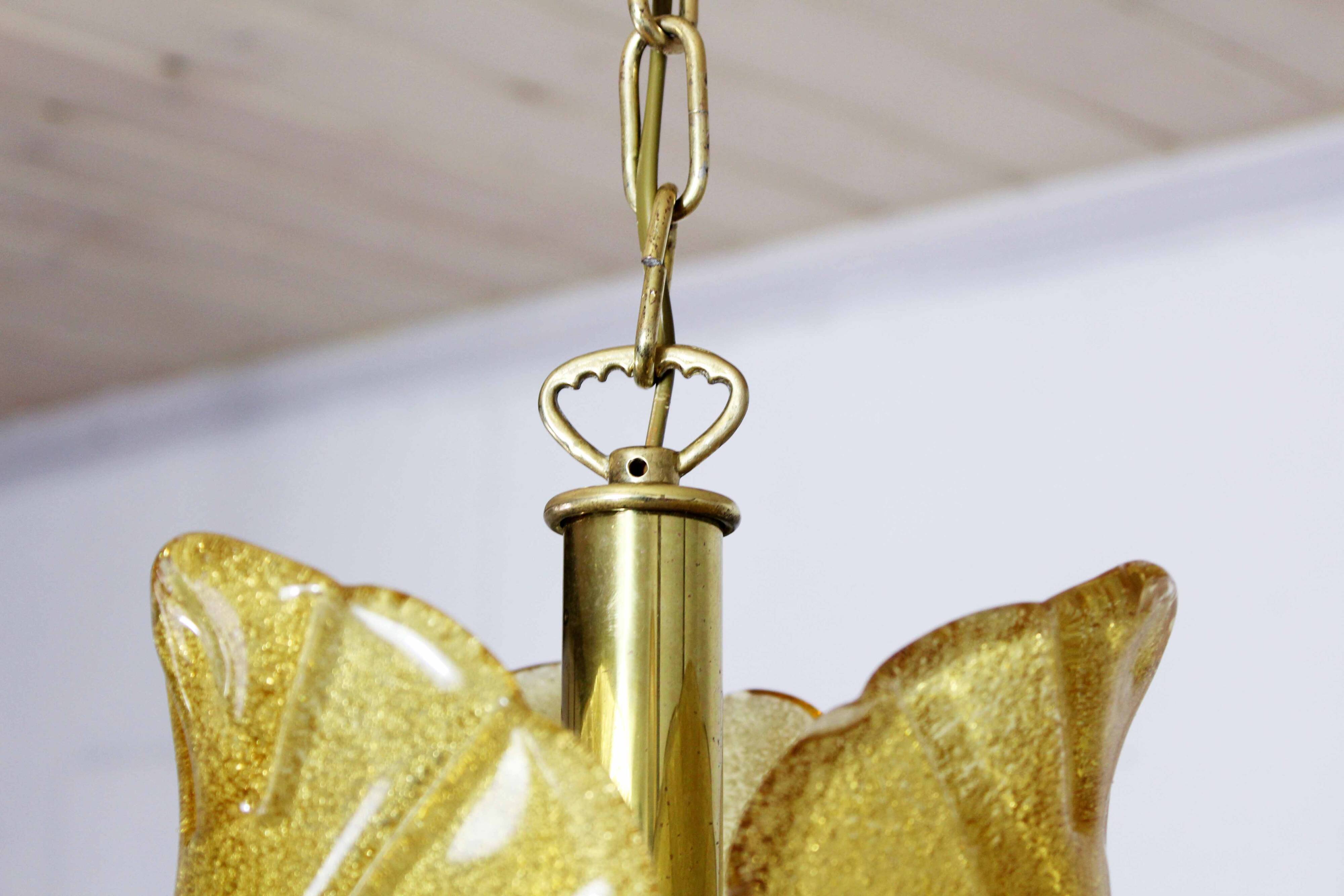 Murano glass pendant light by Carl Fagerlund for Solken Leuchten, 1960