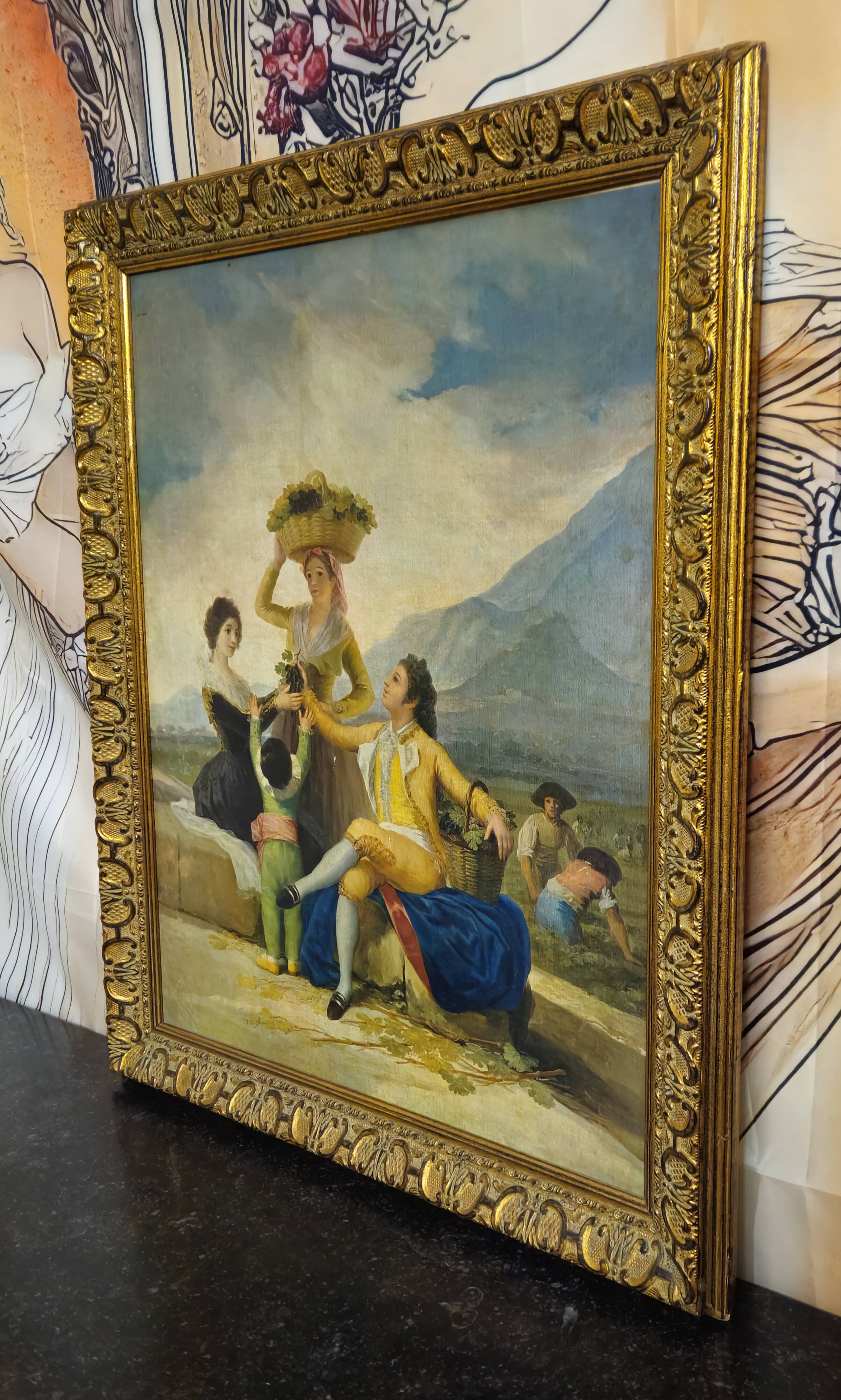 Gallant Scene in the Taste of the 18th Century – Oil on Panel - Italian School