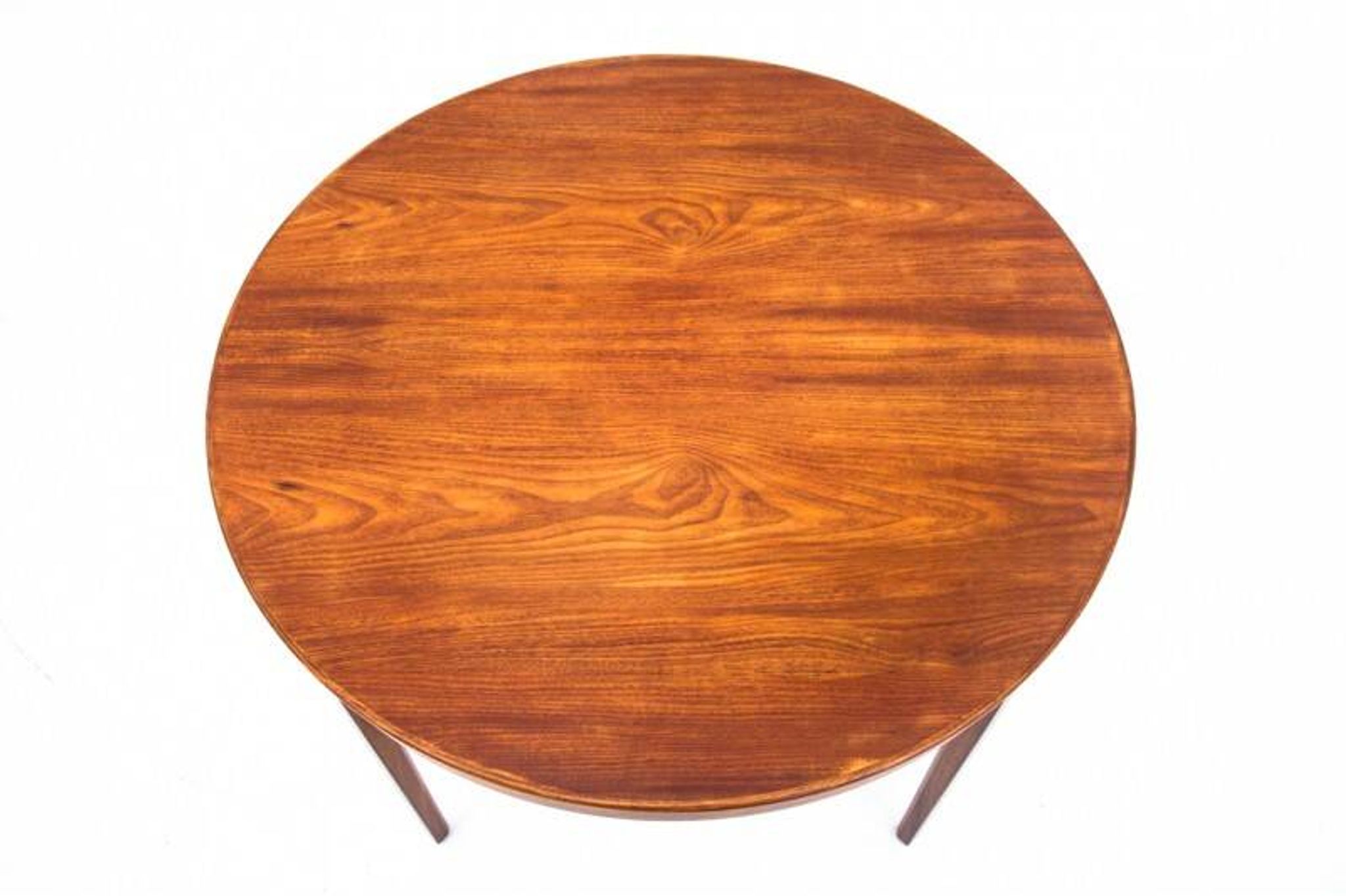 Coffee table, Danish design, signed A.J. Iversen, 1960s. After restoration.