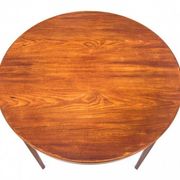 Coffee table, Danish design, signed A.J. Iversen, 1960s. After restoration.