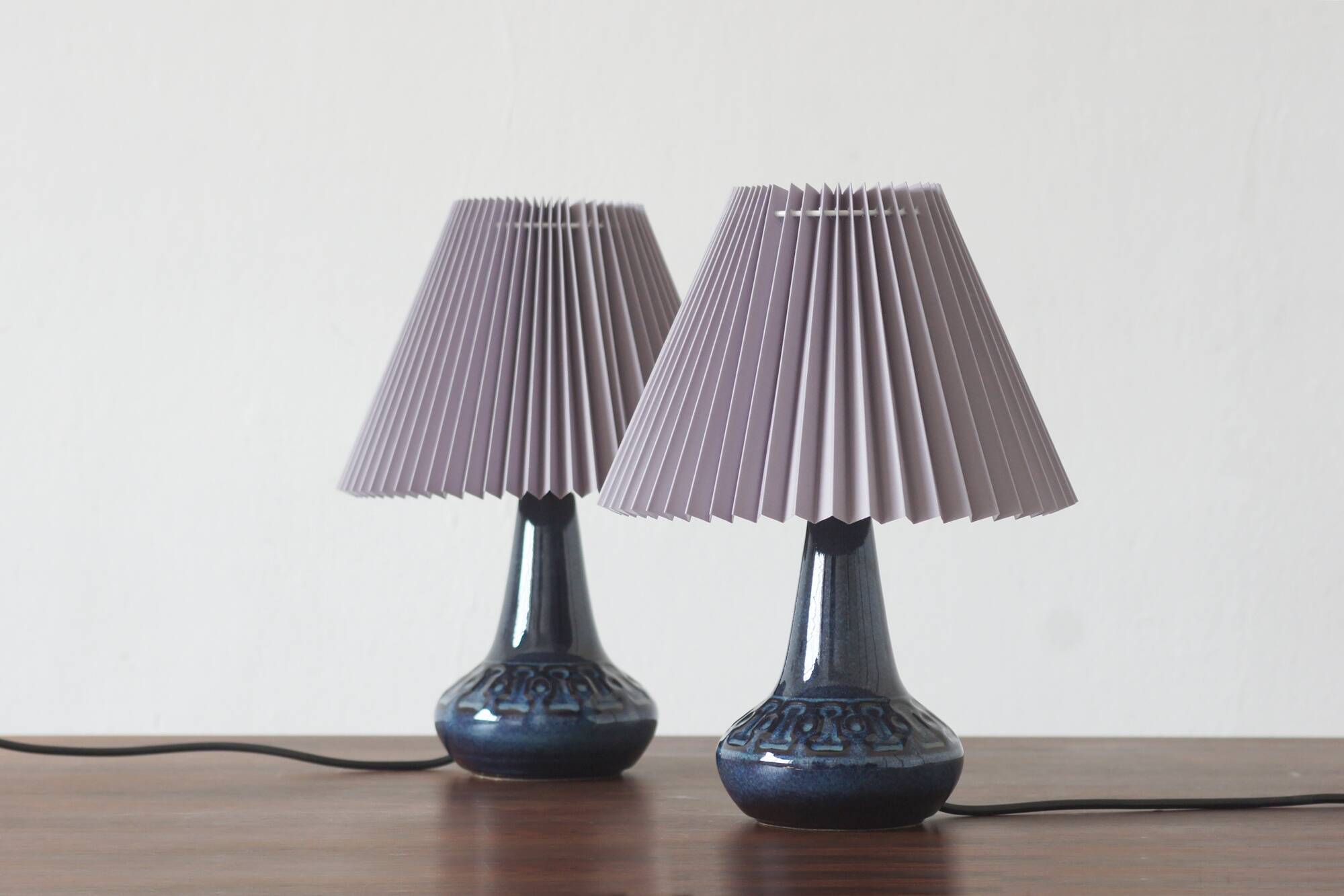 Ceramic Table Lamp from Søholm Stentøj, Denmark, 1960s, Set of 2