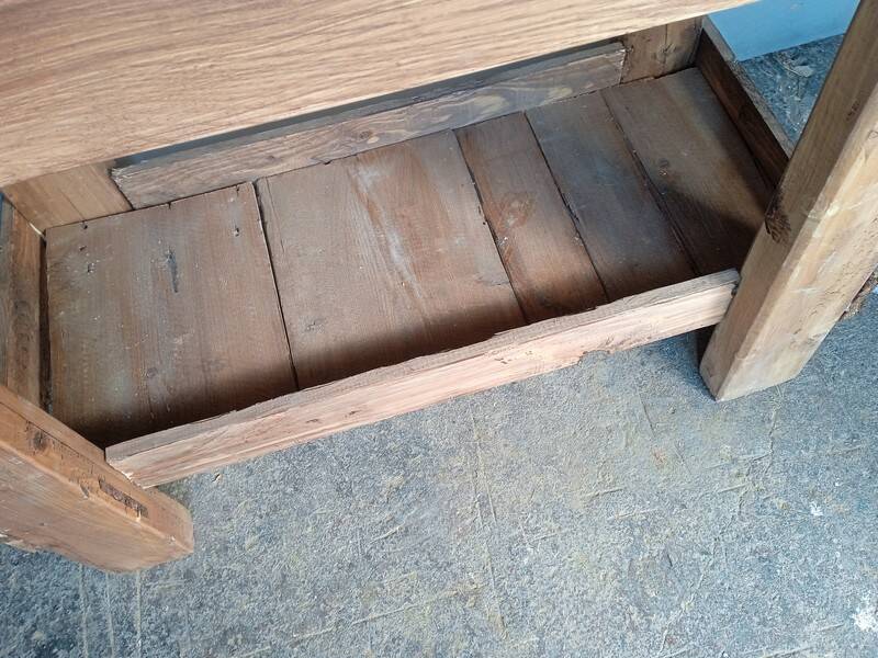 120cm workbench solid wood antique furniture