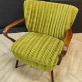 Two mid century cocktail chairs, vintage