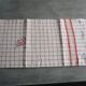 Nappe a carreaux ancienne monogrammée :165x165cm