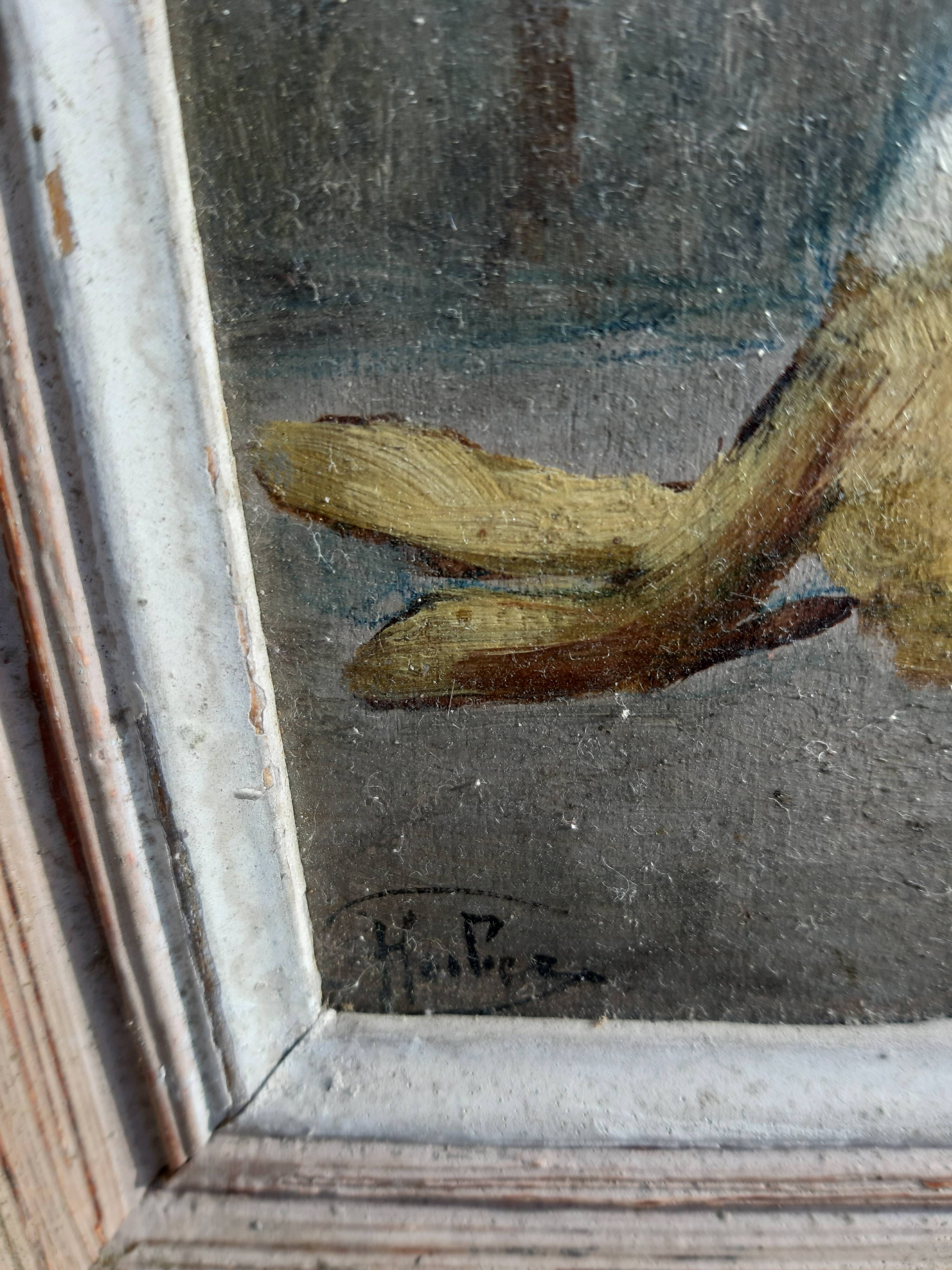 Huile sur panneau Huber