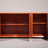 Brutalist Italian sideboard by Caccia alla Volpe for Linea Arredo