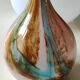 Vase en verre d Art soufflé/opaline , Murano, Italie, années 70