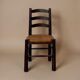 Rustic chairs attributed to Georges Robert.