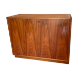 Low vintage blond walnut buffet