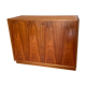 Low vintage blond walnut buffet