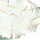 Art Deco Pistachio and Gold Leaf Plates Viloca Paris Caffarelli
