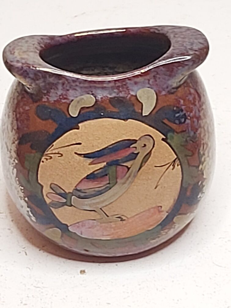 Iridescent ceramic vase DESMANT Bayeux