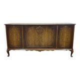 1950s English Chippendale Walnut Sideboard