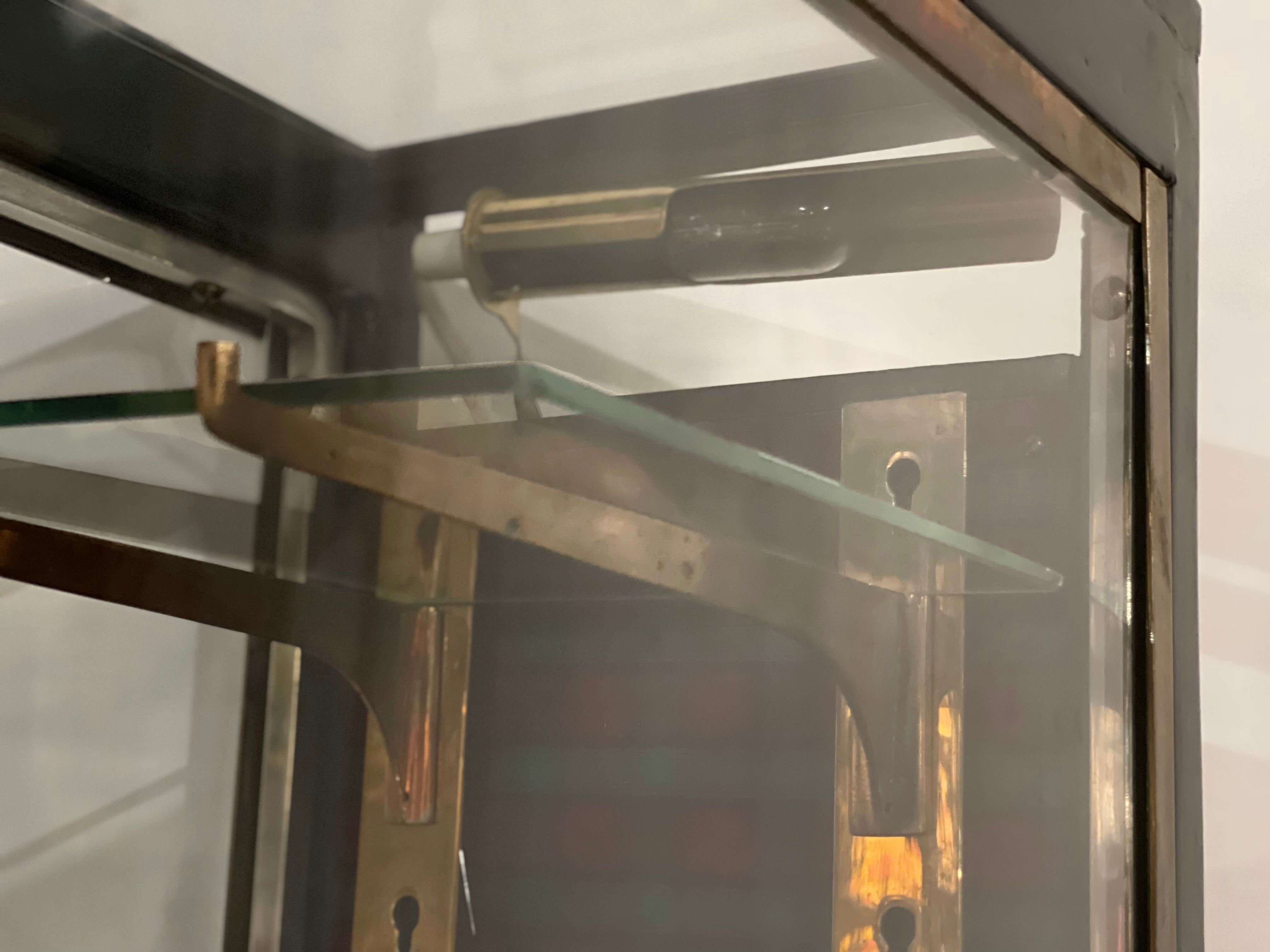 Small showcase trade brass art deco 1930'